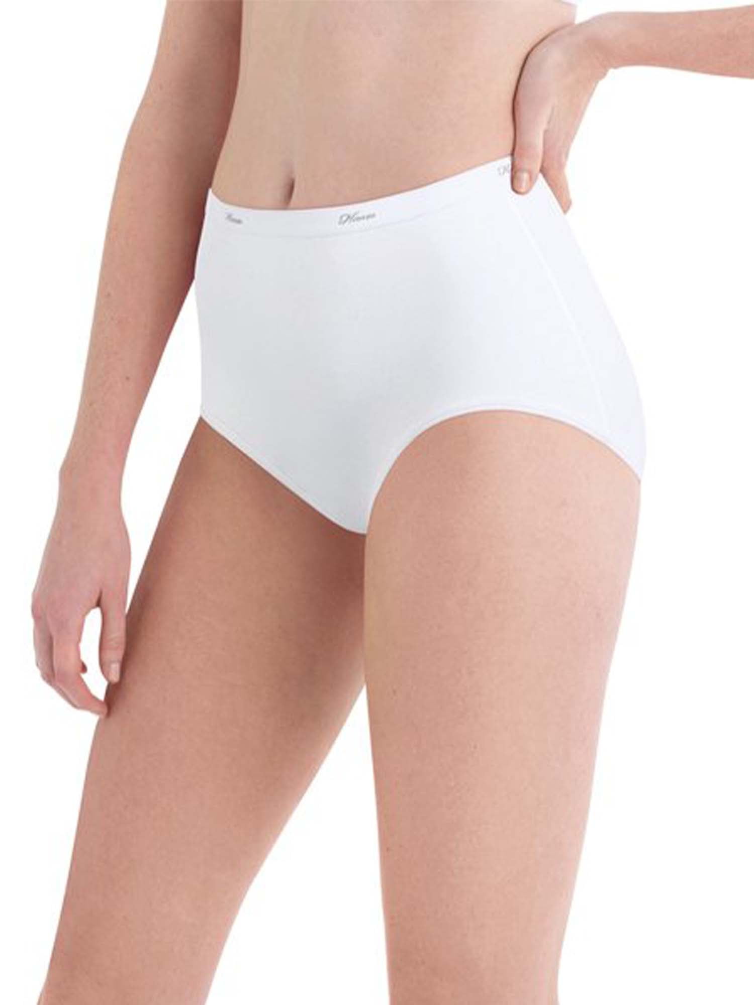 Hanes Hi Cut 6 Pack Womens Underwear Panties Cool Comfort Cotton Sporty Tag Free