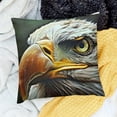 thumbnail image 2 of BANET Throw Pillow Covers National Bird Nature Art Work Square Pillow Cases for Decorative Cushion Bed Couch Sofa 12x12in, 2 of 5