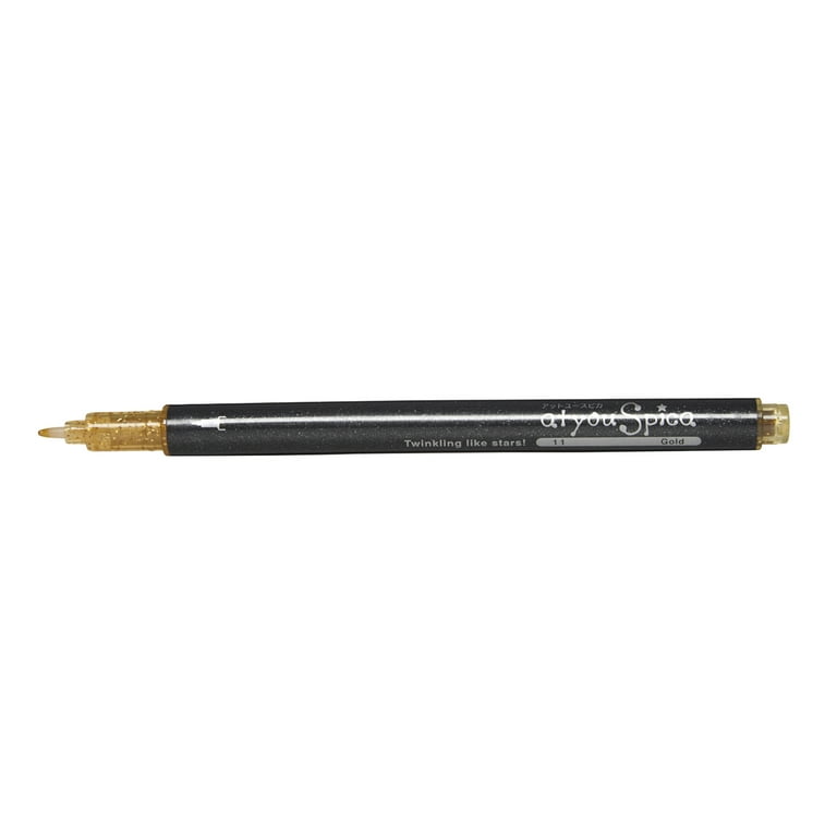 Spica Glitter Pen, Gold