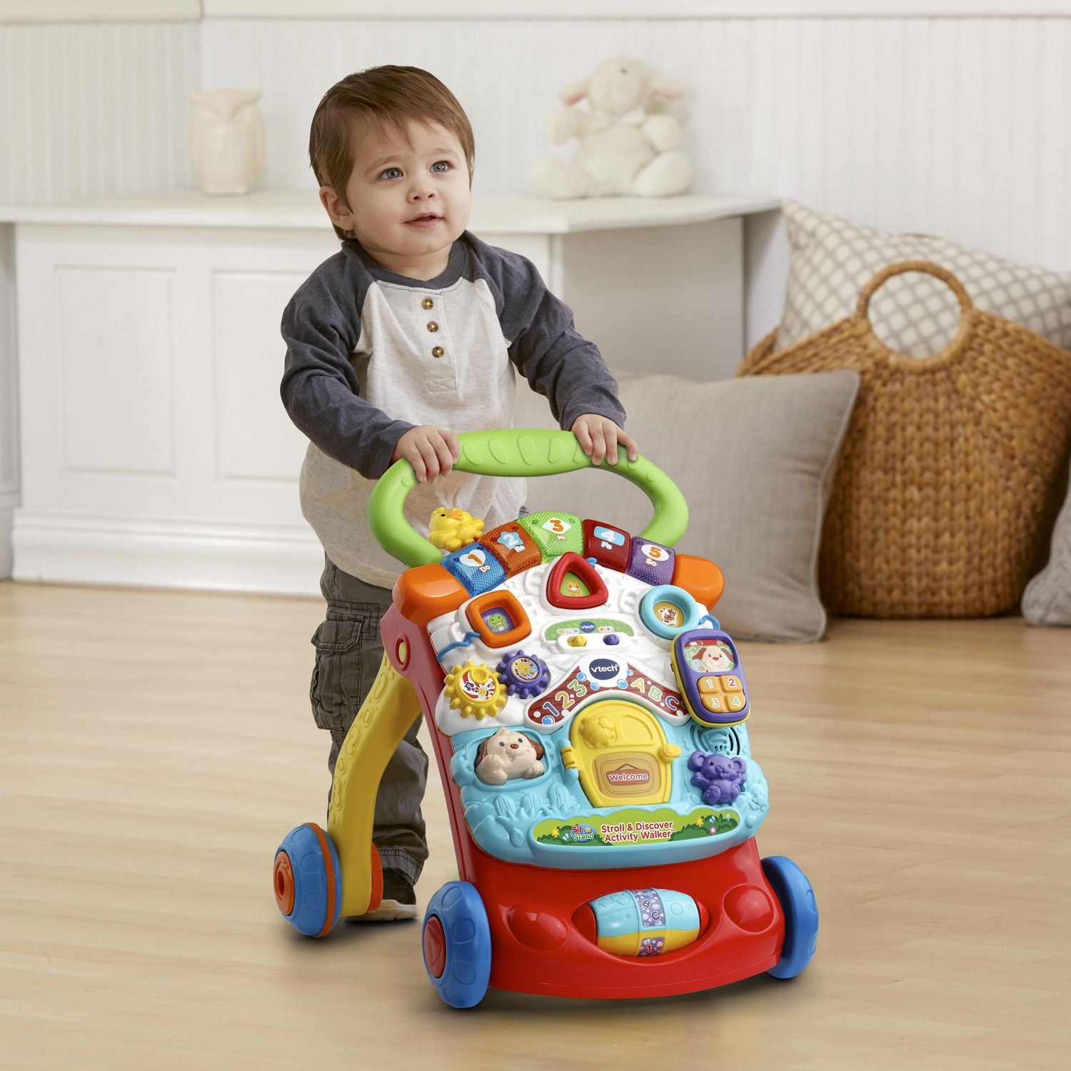 VTech Stroll & Discover Activity Walker - English Version, 9-36 Months