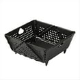 thumbnail image 1 of Colador Plegable de Plástico - Cesta de Drenaje Plegable con Patas de Apoyo - Colador de Alimentos de Cocina - Negro Que Ahorra Espacio, 1 of 5