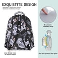 thumbnail image 5 of "Floral Escape Backpack with Sunflower Details - Waterproof School Backpack for Women, Includes Dedicated Laptop Compartment & Side Water Bottle Pocket", 5 of 6