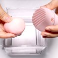 thumbnail image 4 of WEUVEB Small Pink Silicone Makeup Sponge Holder with Hole Design for Easy Drying and Storage, 4 of 8