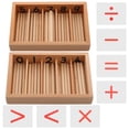 thumbnail image 3 of KAKOWELY 1Set Montessori Spindle Box Math Learning Toys for Toddlers Enhance Math Interest Develop Logical Thinking Learning Boost Imagination,6.3X"X3.94"X1.97", 3 of 4