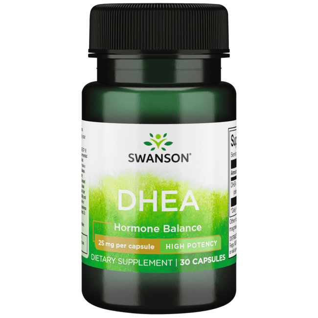 Swanson Dhea 25 mg 30 Capsules