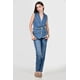 thumbnail image 5 of Chaleco denim con cinturon Roman Fashion /Juvenil, 41607 (Azul medio) azul M, 5 of 6
