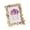 Gold, variant on Yihuala Decorative Enameled Colorful Flower Pattern Metal Picture Frame Tabletop Display Photo Frame For Living Room Or Bedroom