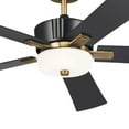 thumbnail image 5 of Kichler Lighting - Icon - 5 Blade Ceiling Fan with Light Kit In Art Deco, 5 of 10