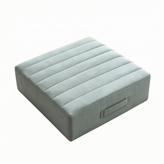 amagogo Cushion Mat Pillow Seat Cushion Velvet Quilted Thick 55 Foam Pad with Removable Cover for Floor Seating Meditation Dorm Office