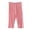 Pink, variant on Women Pajama Capri Pants Elastic High Waist Belly Support Sleep Bottoms Soft Breathable Stretchy Knit Loungewear Trousers Casual Comfy Cropped Nightwear