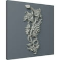 thumbnail image 5 of Ekena Millwork 5 1/4"W x 12 1/2"H x 1"P Small Grape and Leaf Onlay, 5 of 6