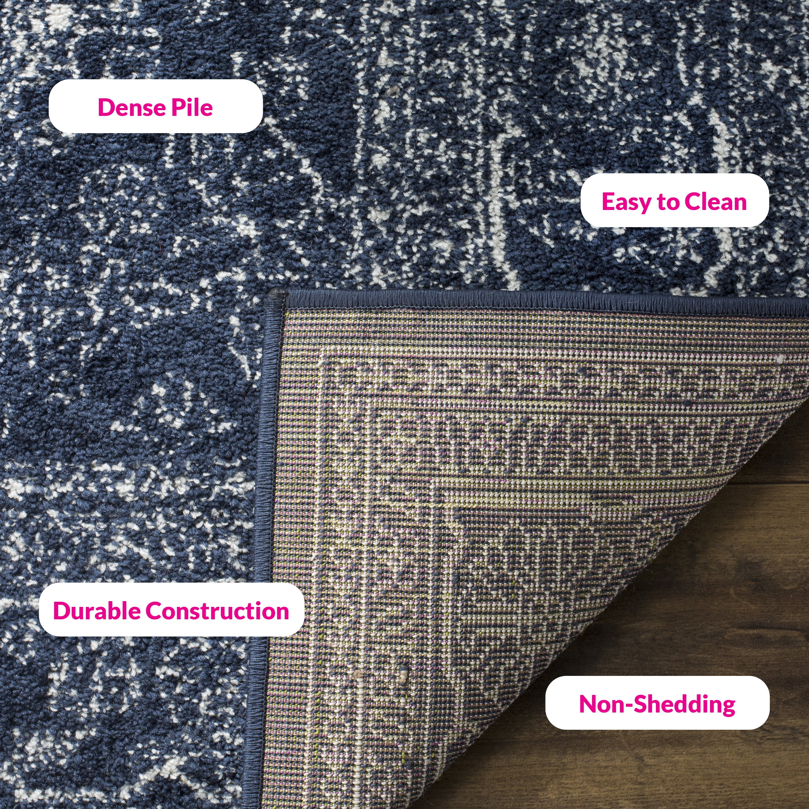 Safavieh Adirondack Xavier Oriental Area Rug, Navy/Ivory, 8' x 10'