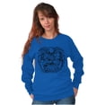 thumbnail image 4 of Bald Eagle Traditional American Unisex Plus Fleece Graphic Sweatshirt Brisco Brands 2X, 4 of 5