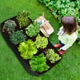 thumbnail image 3 of Naiovety Bolsa de fieltro de rejilla múltiple para plantar vegetales sin complicaciones, materiales duraderos que promueven el crecimiento y la Jardín y Patio negro 60cm*60cm*30cm, 3 of 6