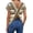 23# Khaki, variant on Women's Twist Backless Short Sleeve T Shirts Tops Round Neck Curved Hem Casual Workout Tee T-Shirts Light Blue L
