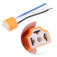 thumbnail image 3 of El Conector de Casquillo de Bombilla Lideró de Cerámica, Adaptador de Enchufe de Faro para H4/9003/HB2, Naranja, 2 UDS., 3 of 7