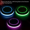 thumbnail image 1 of Anillo de disco volador LED, juego de discos voladores para deportes nocturnos, para acampar al aire libre, playa, patio trasero, césped, azul, 1 of 14