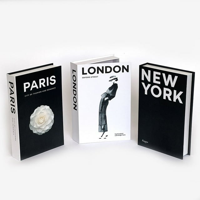 Fashion Fake Books Decor Luxury Decorative Book Designer Simulation Books Gifts Openable For Living Room Home Decor
