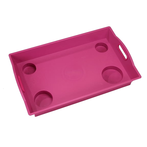 Little Butler Serving Tray, Large, Wild Berry, PVC