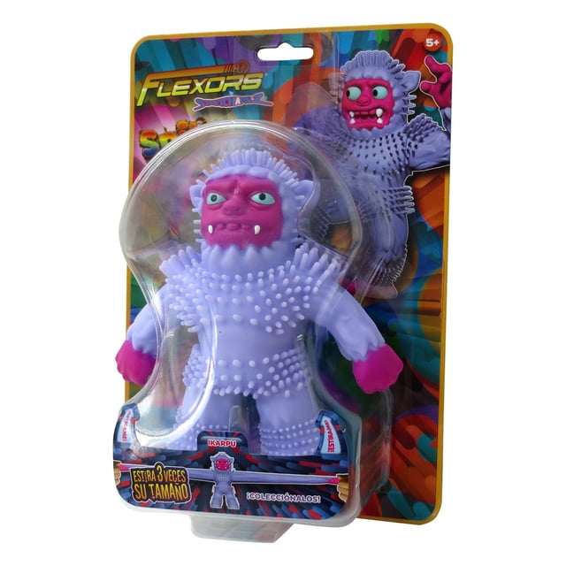 Figura De Acción Ruz Flexors Spiky Ikarpu 22cm Morado
