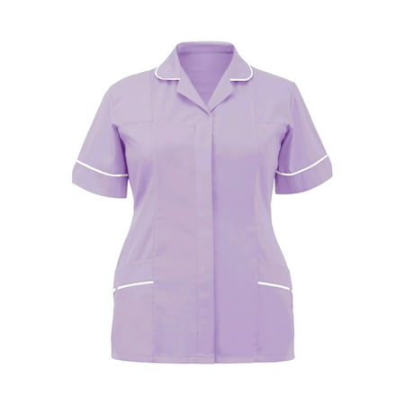 Scrubs For Women Set Notched Collar Nursing Uniform Top-Healthcare Scrub Shirt Nurse Caregiver Maid & Clinic Staff Comfortable Workwear Protective Apparel Scrubs Tops (M Green) ZMTing Scrubs For Women Set Notched Collar Nursing Uniform Top-Healthcare Scrub Shirt Nurse Caregiver Maid & Clinic Staff Comfortable Workwear Protective Apparel Scrubs Tops (M Green) ZMTing