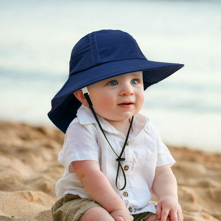 EHQJNJ Toddler Sun Hat Girls Age 5-6 Kid's Sun Hat Wide Brim Upf 50+ Hat  for Toddler Boys Girls Bucket Hat Hats for Baby Girls Baby Winter Hats 0-6