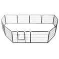 thumbnail image 6 of vidaXL Dog Playpen 12 Panels Steel 31.5"x23.6" Black, 170573, 6 of 7