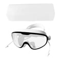 thumbnail image 1 of Gafas de natación gafas de natación hombres mujeres anti fog silicona ajustable portátil negro, 1 of 8