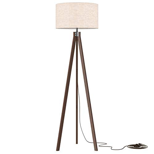 Lepower Wood Floor Lamp Tripod Mid, Table Lamp Components Uk
