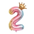 thumbnail image 1 of Graduación Digital número aluminio película globo 32 pulgadas DIY para la decoración de cumpleaños niños - 2 2 Yotijar globo digital, 1 of 7