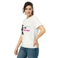 thumbnail image 4 of Combative Therapy Women’s boxing organic ribbed neck t-shirt copy (Off White, XL), 4 of 4