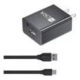 thumbnail image 1 of Linterna LED 10000 lúmenes, 5000 mAh USB recargable 26650 batería incluida, 14 modos de luz, zoom, largo tiempo de trabajo linterna táctica de mano para camping, senderismo, caza, emergencia, 1 of 8