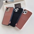 thumbnail image 2 of Funda para iPhone 16 15 14 13 12 11 Pro Max XR XS X Waffle Shoe Sole funda de teléfono para iPhone 6 7 8Plus funda trasera de silicona, 2 of 5