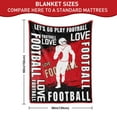 thumbnail image 3 of LHSHID Golf Gift Blankets Golf Blankets for Boys Girls Golf Team Player Golf Gift for Girls Boys Women Men Warm Ultra soft Golf Throw Blankets for Bed Couch Golf Bedding 60x80in, 3 of 6