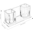 thumbnail image 3 of HUGFEGWE Microphone Table Stand Desktop Stand Desktop Wireless Microphone Holder Acrylic Microphone Stand Microphone Storage Holder Mic Stand Storage Holder Table Wireless Desk Mic Stand CJB91-118245, 3 of 9