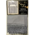 thumbnail image 2 of Embroidered Lace Trim 36" Long Kitchen Curtain Tiers and Swag Set, 2 of 2