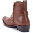 thumbnail image 5 of Jazame Men's Western Ankle High Cowboy Riding Dress Boots, Brown, 10.5, 5 of 7