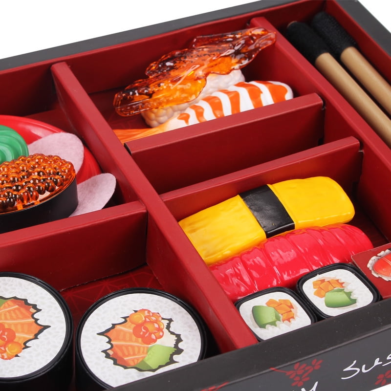 Cartoon Plastic Sushi Cooking Toy Kids Simulation Kitchen Manual Cutting Toy 