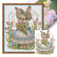 thumbnail image 1 of Bordado Parcial Hilo Algodón Ecológico 14CT Peter Rabbit Punto Cruz 37x47cm, 1 of 9