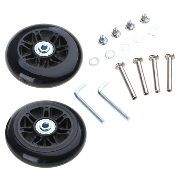 Flexible Wheel Luggage Wheels Heavy Duty Wheel Replacement Suitcase Trolleay Casters Wheel Repair Accessories
