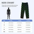 thumbnail image 4 of Sigee Poker Shapes print Men's Pajama Pants Lounge Sleep Bottoms with Elastic Waistband and Pockets-X-Large, 4 of 6