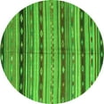 thumbnail image 1 of Ahgly Company Indoor Round Southwestern Green Country Area Rugs, 3' Round, 1 of 1
