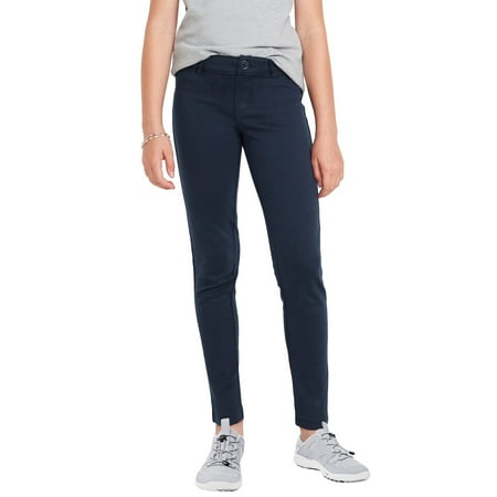 Girl's Super Stretchy Slim Fit Ponte Pants (Sizes, 4-20)
