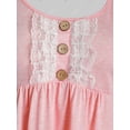 thumbnail image 3 of Botón de encaje más grande Camiseta de hombro frío Rosegal Camisetas tallas grandes, 3 of 5