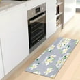 thumbnail image 6 of GZHJMY Tropical Plumeria Flowers Kitchen Mat Soft and Absorbent Bath Mats for Bathroom Non Slip Quick Dry Shaggy Bath Carpet Machine Wash for Kitchen Bathroom Shower Home Decor 39x20 in, 6 of 7