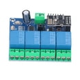 thumbnail image 4 of Relais WiFi, Réponse Rapide Arrêt Mémoire ESP8266 ESP-01 Module de Télécommande pour Application pour Porte de Garage pour Allumage PC pour Maison Intelligente 5V,12V, 4 of 7