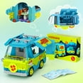 thumbnail image 2 of Scoobys Doo Mysterty Machine Building Block Set Bus Car Play Vehicle Set Gift Toys for Kids Boys 6+ Years, 2 of 7