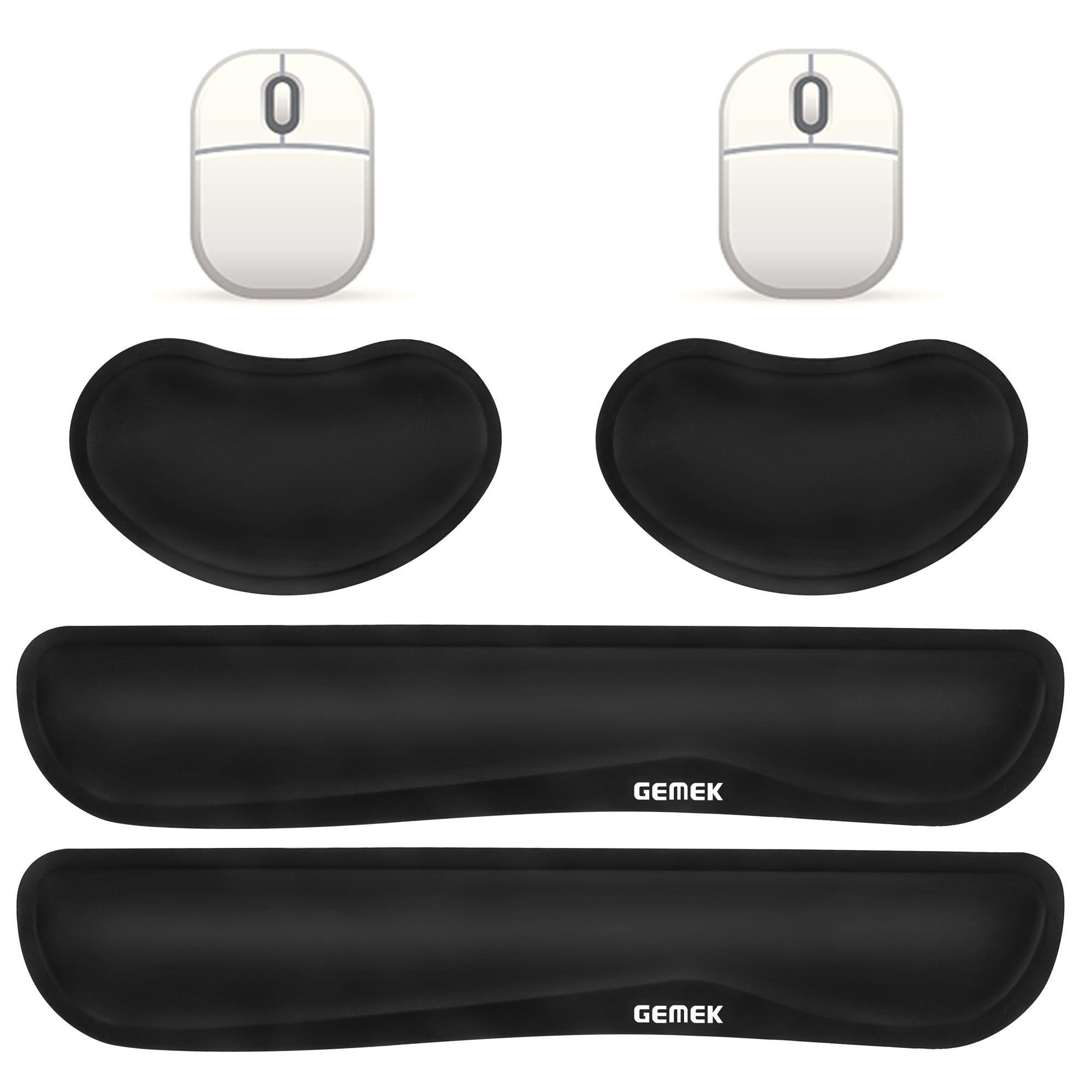 GEMEK Keyboard Wrist Rest Pad & Mouse Wrist Rest Support for Gaming
