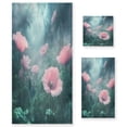 thumbnail image 2 of 3 Pack Towel Set with Bath Towels, Hand Towels & Washcloths for Everyday Use Surreal Garden, 2 of 8