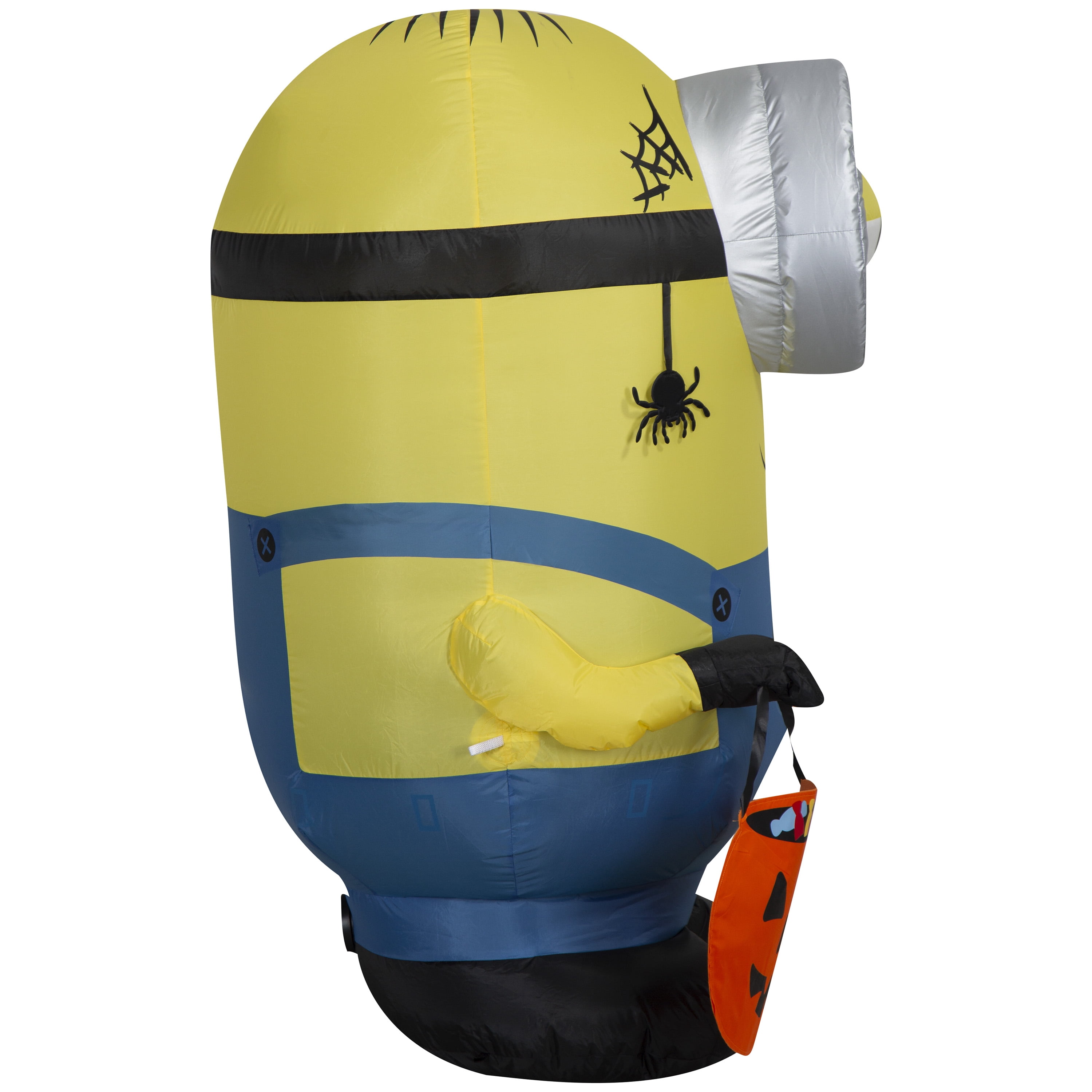Airblown Halloween Yard Inflatables Light Minions Stuart as Villain Universal, 4.2 ft